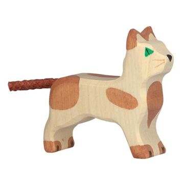 Holztiger houten Kat / Poes bruin 6cm