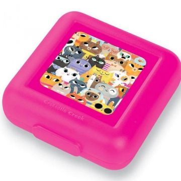 €7,89 Crocodile Creek broodtrommel Poezen katten lunchtrommel lunchbox sandwich keeper cats 